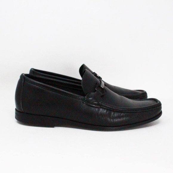 SALVATORE FERRAGAMO #40275 Black Parigi Bit Driver Loafers (US 8 EU 38) main image 8